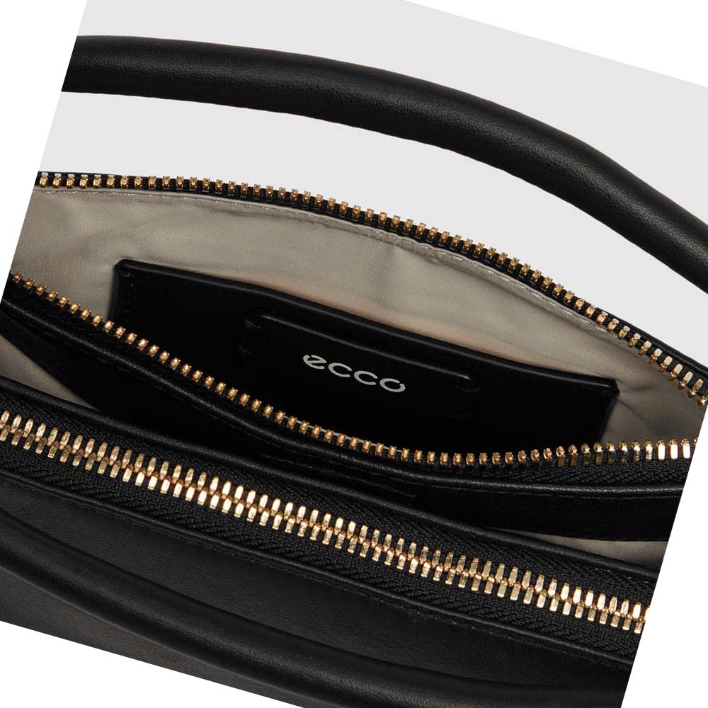 Ecco Contact Crossbody Skulderveske Dame Svarte | NO 372TCE